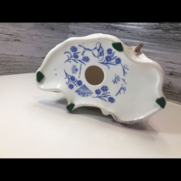 COALPORT Ladies Fashion Polly Fig. Bone China Woman Pink Dress - Picture 6 of 7